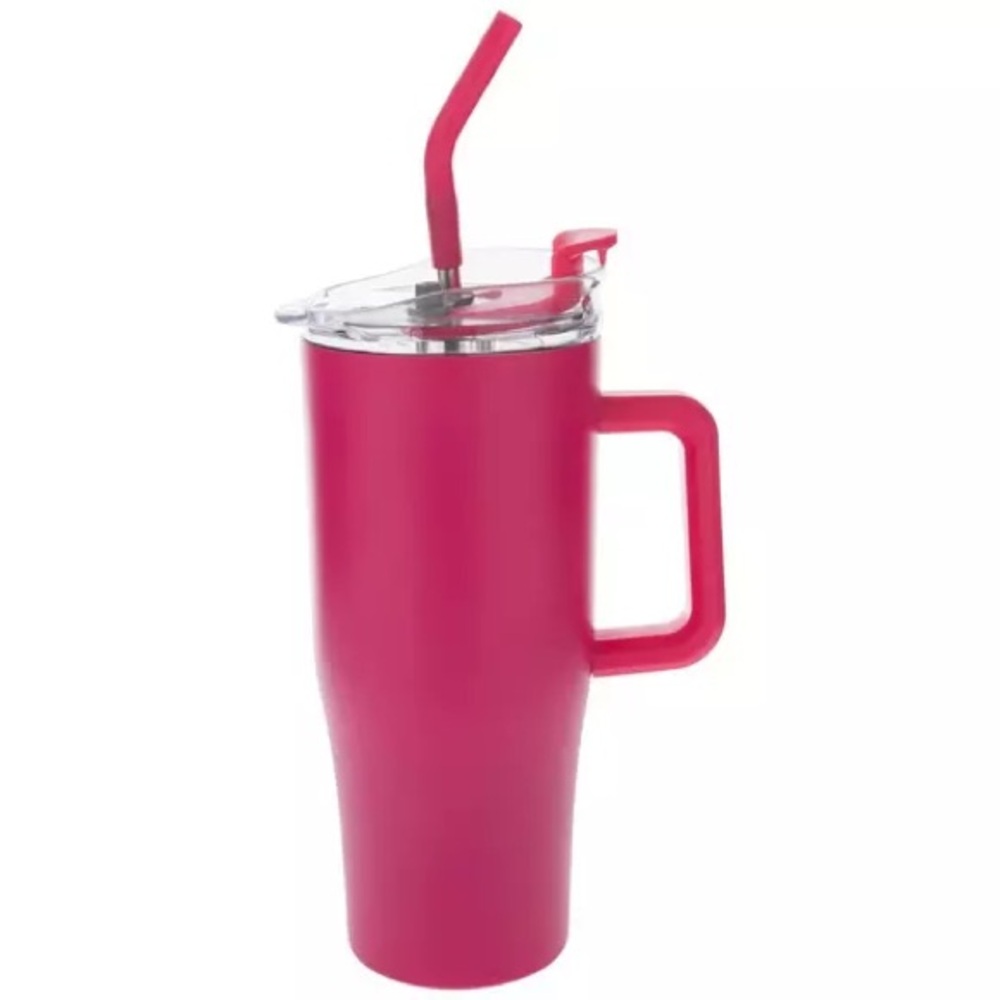 Hot Pink 30oz Stainless Steel Tumbler